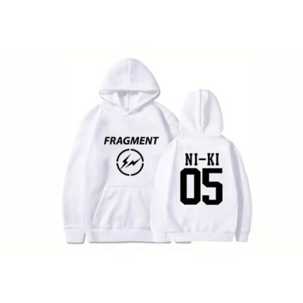 Fragment Effortless Cool White Hoodie in front side