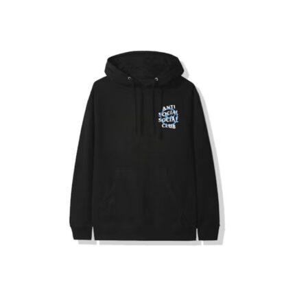 Anti Social Social Club x Fragment Blue Bolt Hoodie in front side